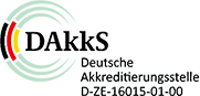 Logo der Deutschen Akkreditierungsstelle DAKKS D-ZE-16015-01-00